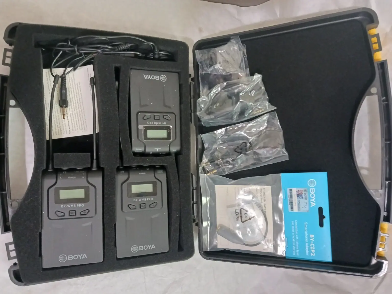 BOYA BY-WM8 PRO-K2 UHF Dual-Channel Wireless Microphone System